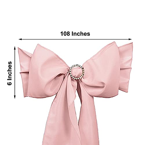 10 Pack Polyester Chair Sashes Bows for Wedding Decor - Elegant Party Ceremony & Reception Chair Ties - Bulk Wholesale Supplies (Perfect for Bridal Showers, Banquets, and Special Events)