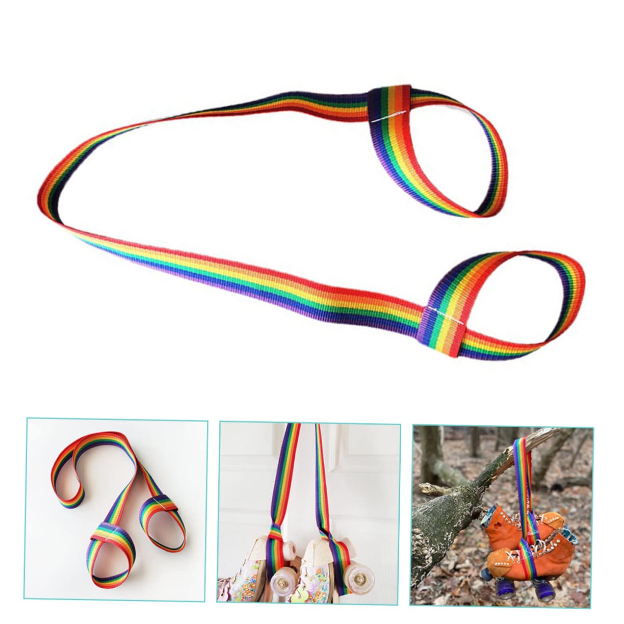 Roller Skate Shoulder Strap - Adjustable Ski Boot Leash & Ice Skate Carrier for Comfortable Hands-Free Transport | Perfect for Rink, Park & Travel Accessories