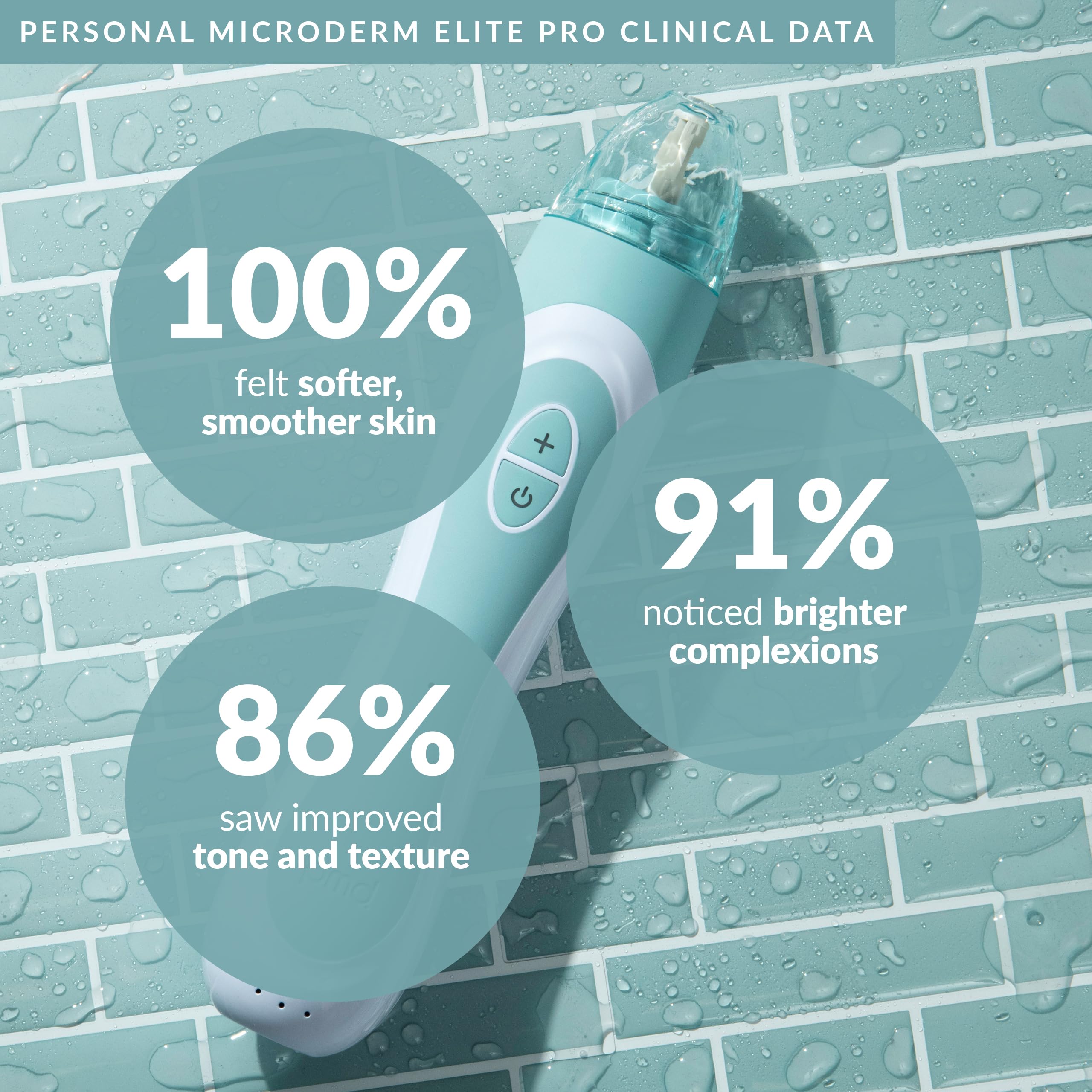 PMD Personal Microderm Elite Pro - At-Home Microdermabrasion Device for Face & Body - Exfoliating Crystals & Vacuum Suction Machine - 3 Speed Settings for Glowing Skin - Perfect for Anti-Aging, Acne Treatment & Skin Rejuvenation at Home