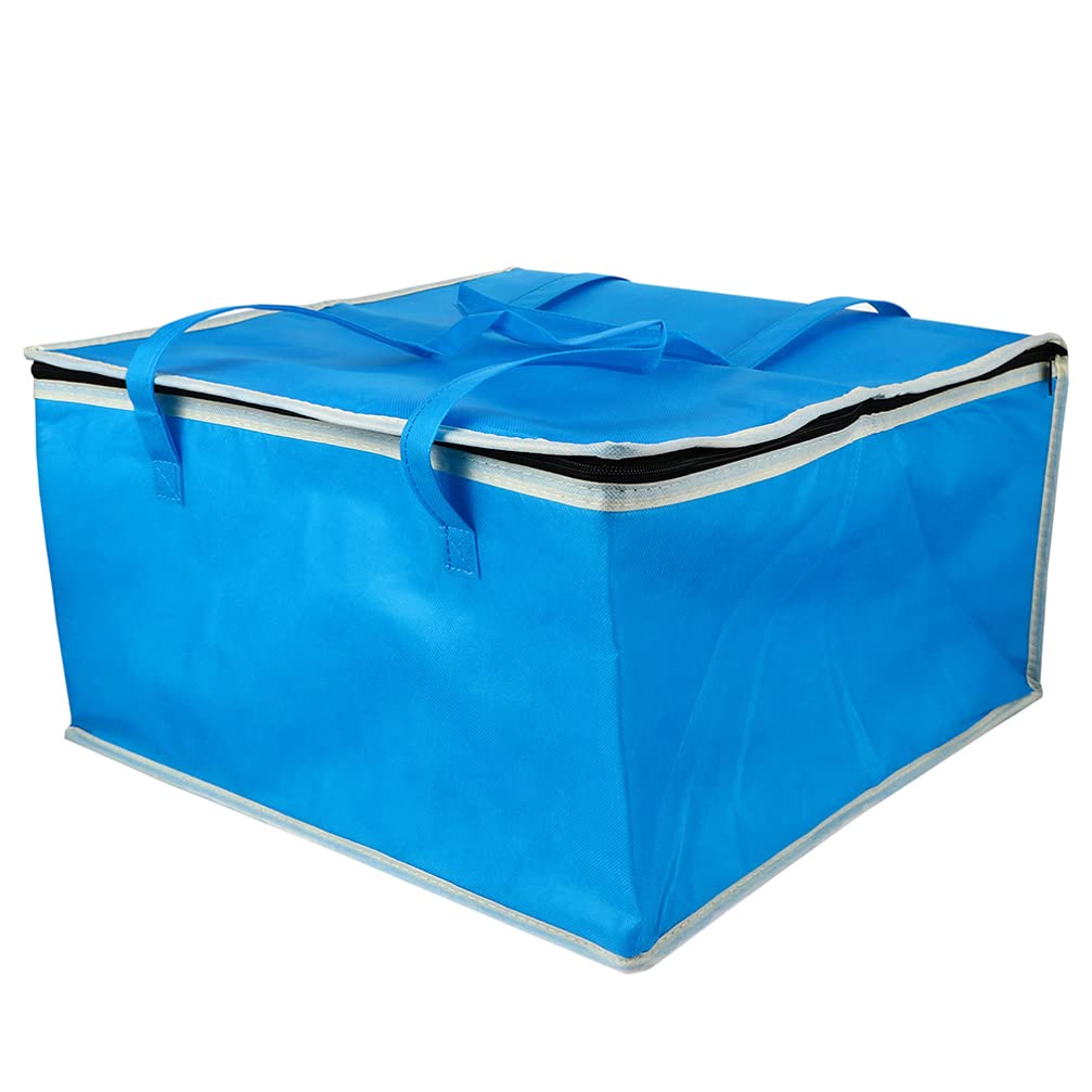 Large Insulated Food Bag - Reusable Thermal Picnic Cooler & Pizza Warmer with Zipper & Handles | Perfect for Restaurants, Travel, Grocery Shopping, Catering & Outdoor Activities