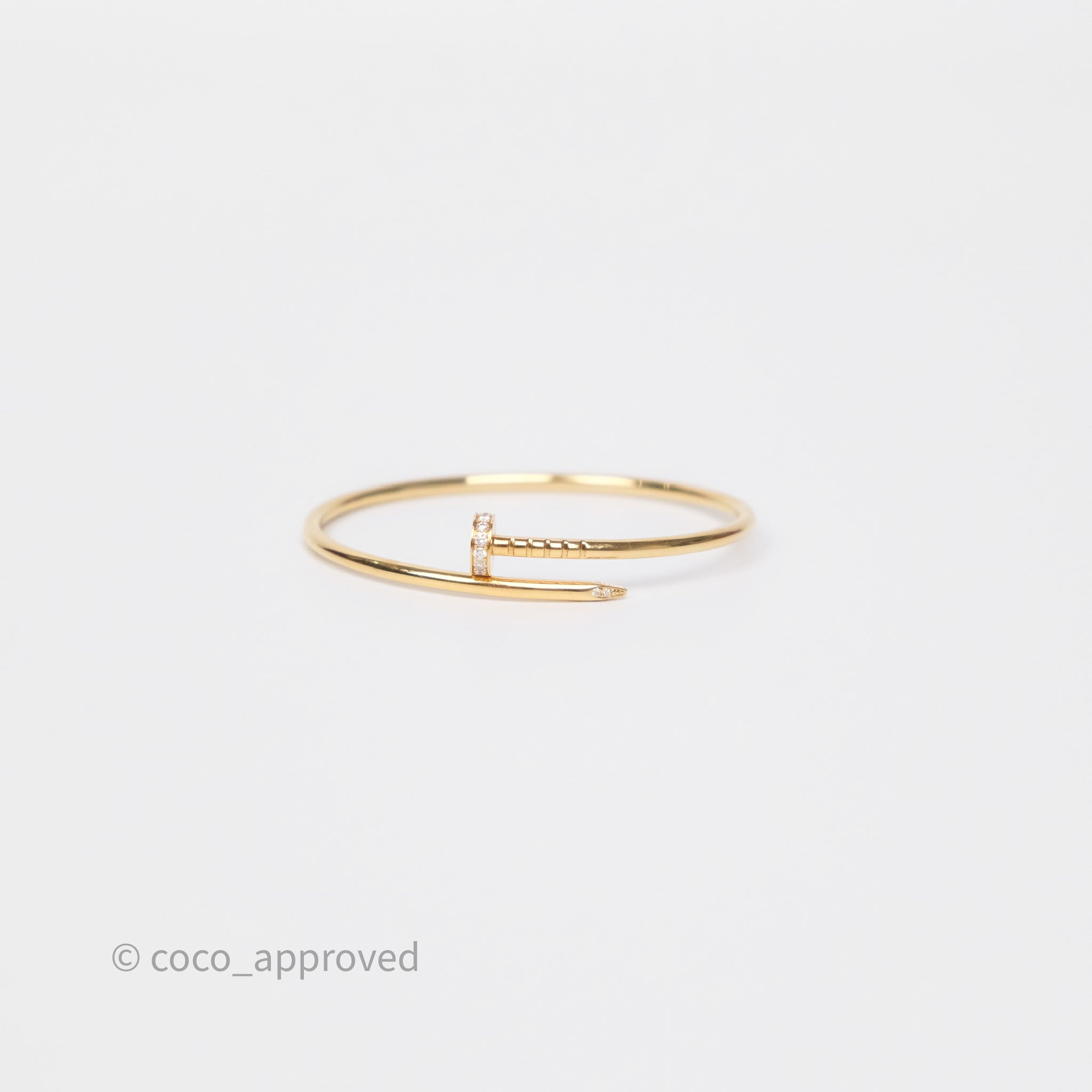 Cartier Small Juste Un Clou Bracelet 18K Yellow Gold with Diamonds - Luxury Jewelry for Women, Perfect for Gifts, Parties & Special Occasions