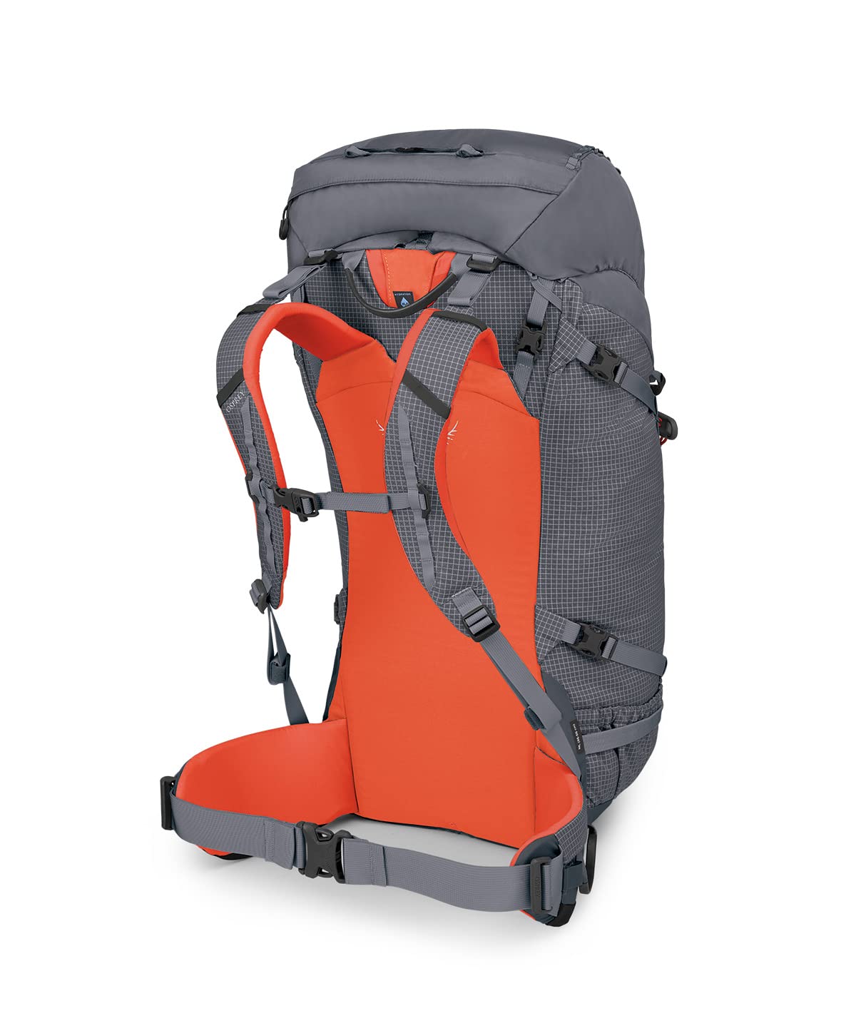 Osprey Mutant 52L Unisex Climbing Backpack - Lightweight Mountaineering Pack for Hiking & Outdoor Adventures - Tungsten Grey (S/M) - Perfect for Rock Climbing, Trekking & Camping Trips