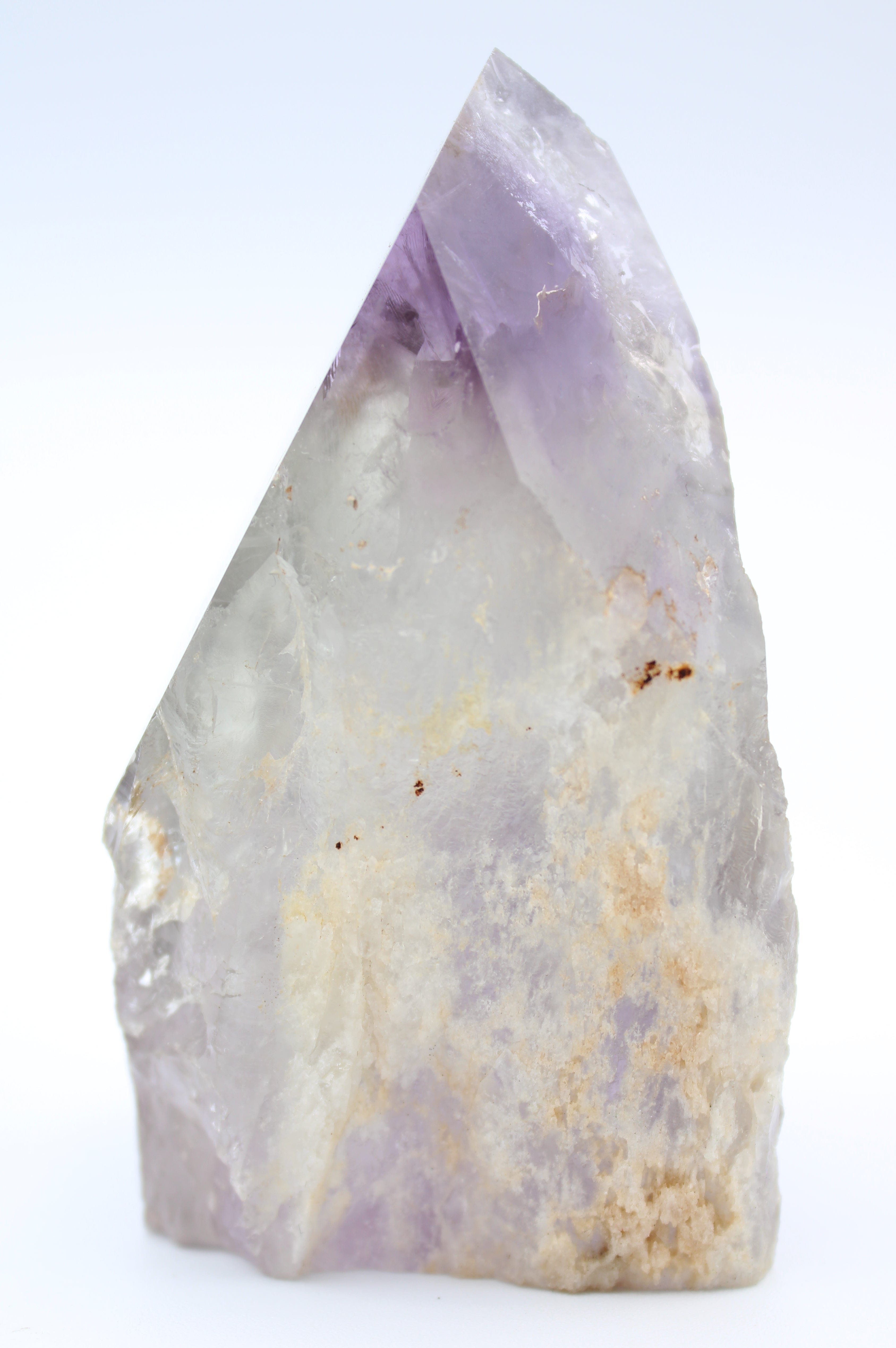 Natural Bahai Amethyst Point Crystal - Rare Collectible from Closed Mine | Healing Stone for Meditation, Home Decor & Spiritual Gifts