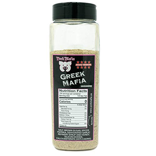 PorkMafia Greek Mafia Seasoning 24 oz - Authentic Greek BBQ Rub for Lamb, Pork & Chicken | Perfect for Grilling, Roasting & Outdoor Cooking
