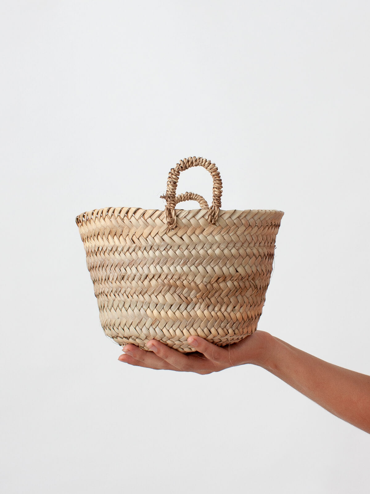 Handwoven Tiny & Mini Beldi Baskets - Moroccan Style Home Decor for Bathroom, Kitchen & Storage | Perfect for Organizing Jewelry, Spices & Small Items