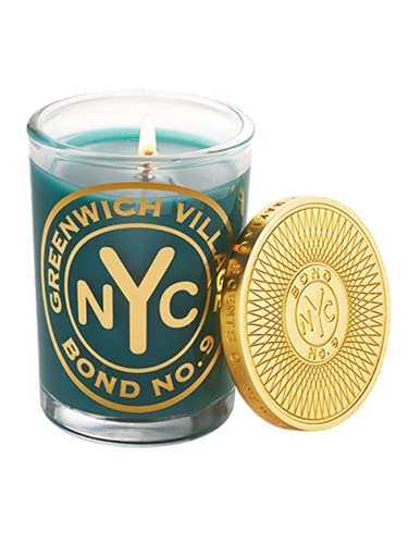 Bond No.9 Greenwich Village Luxury Scented Candle - Floral Fragrance for Home, Spa & Romantic Ambiance - Perfect for Gifts, Relaxation & Aromatherapy