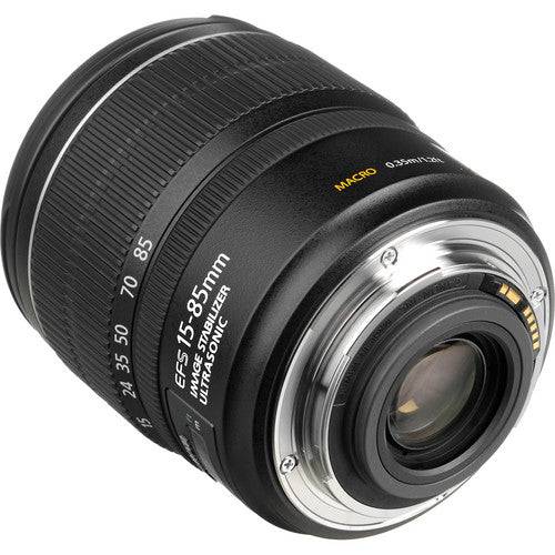 Canon EF-S 15-85mm f/3.5-5.6 IS USM Zoom Lens for DSLR Cameras - Perfect for Travel, Landscape & Portrait Photography
