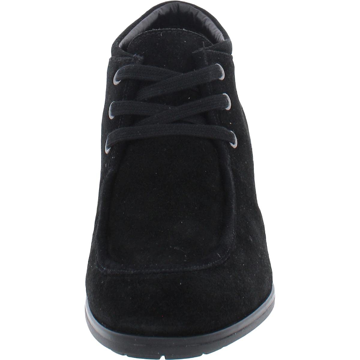 Naturalizer Women's Lesson Suede Lace-Up Ankle Boots - Black Size 9 Medium (B,M) | Comfortable Casual & Office Wear for Fall/Winter