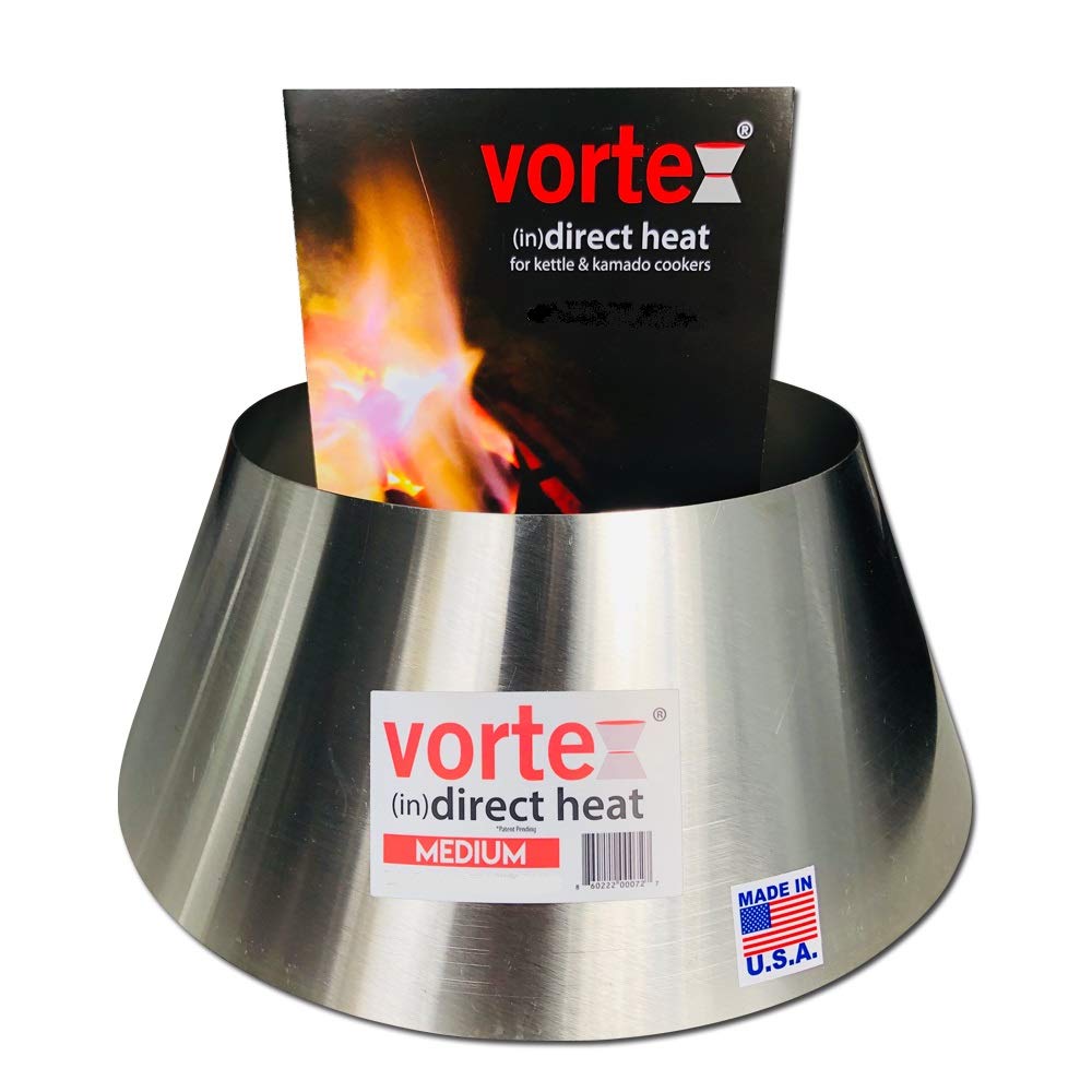 Vortex Heat Diffuser for Charcoal Grills - Medium Size Compatible with Weber Kettle 22