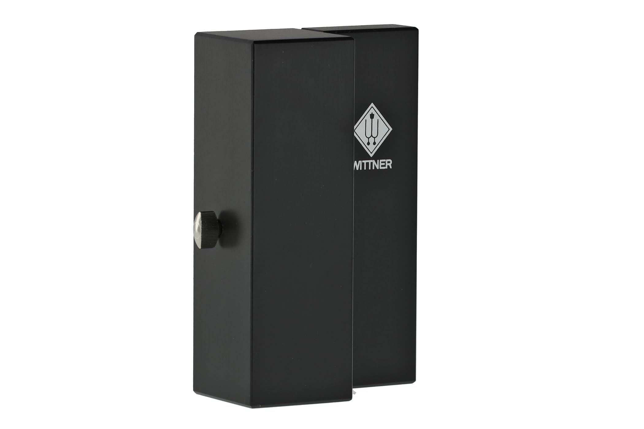 Wittner Taktell Wooden Super-Mini Metronome - Black Matte Wood | Portable Music Practice Tool for Piano, Guitar & Violin Players