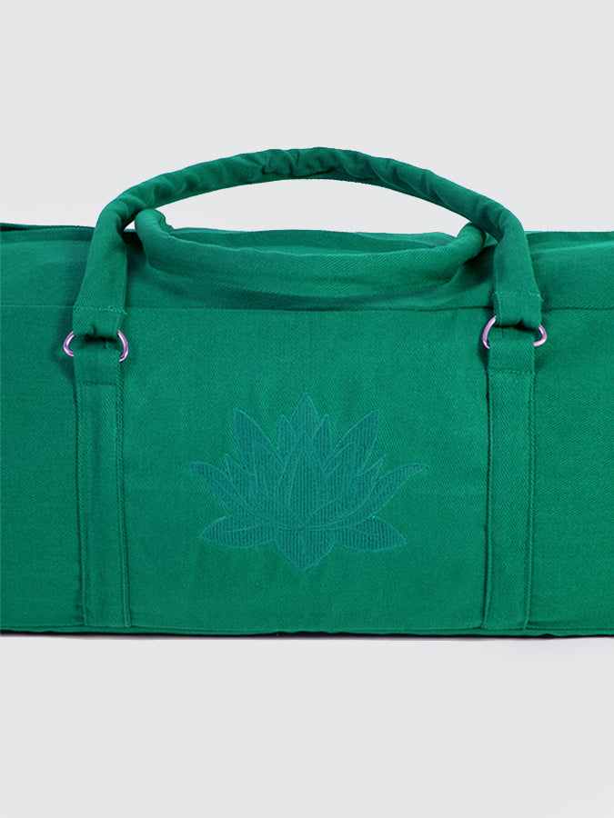 GOTS Certified Organic Cotton Yoga Bag - Eco-Friendly Yoga Equipment Storage for Studio & Travel - Perfect for Yoga Mats, Blocks, and Accessories