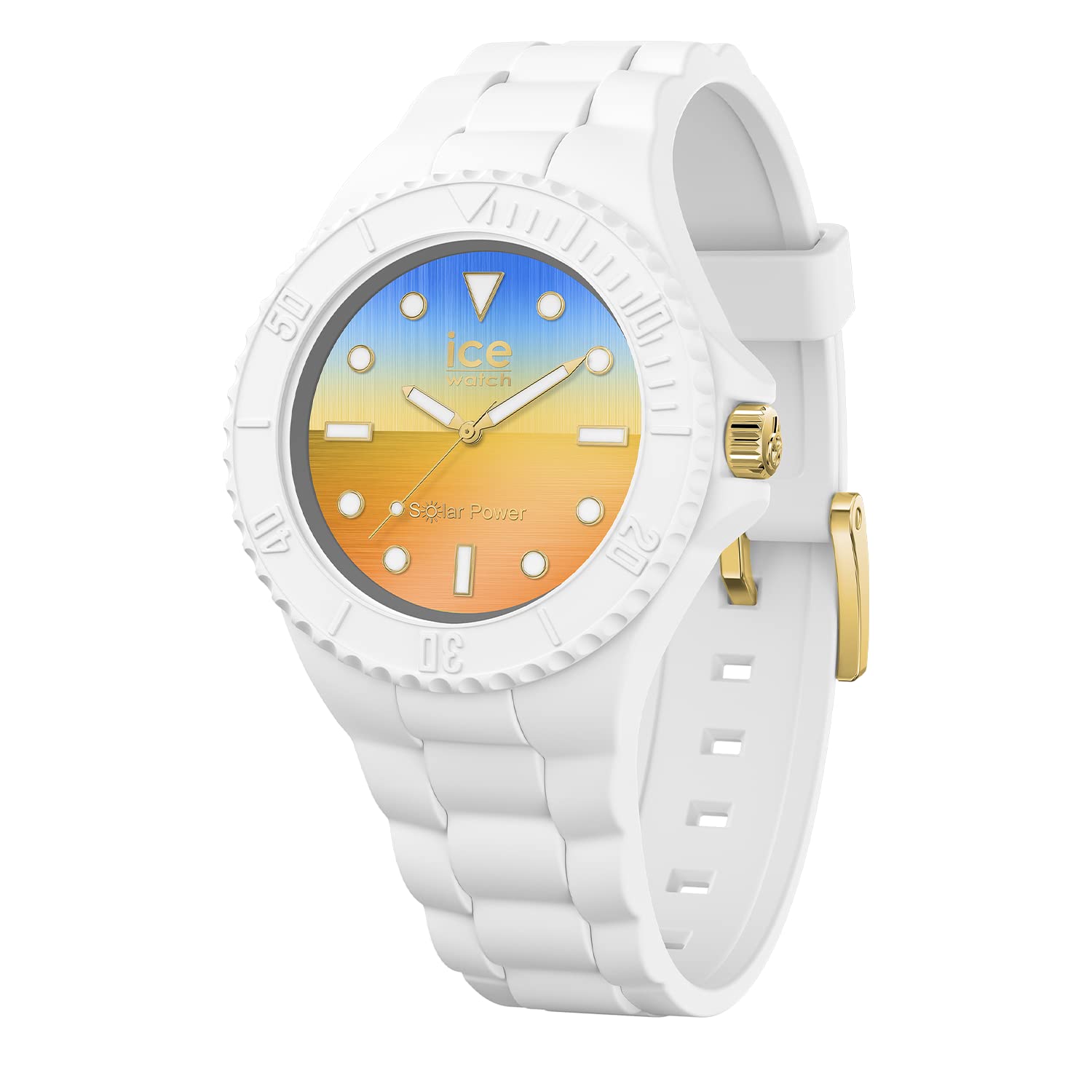 ICE-WATCH Women's ICE Generation Quartz Watch - White Silicone Strap, 18mm (Model: 020391) | Fashion Accessory for Everyday Wear, Office & Casual Outfits