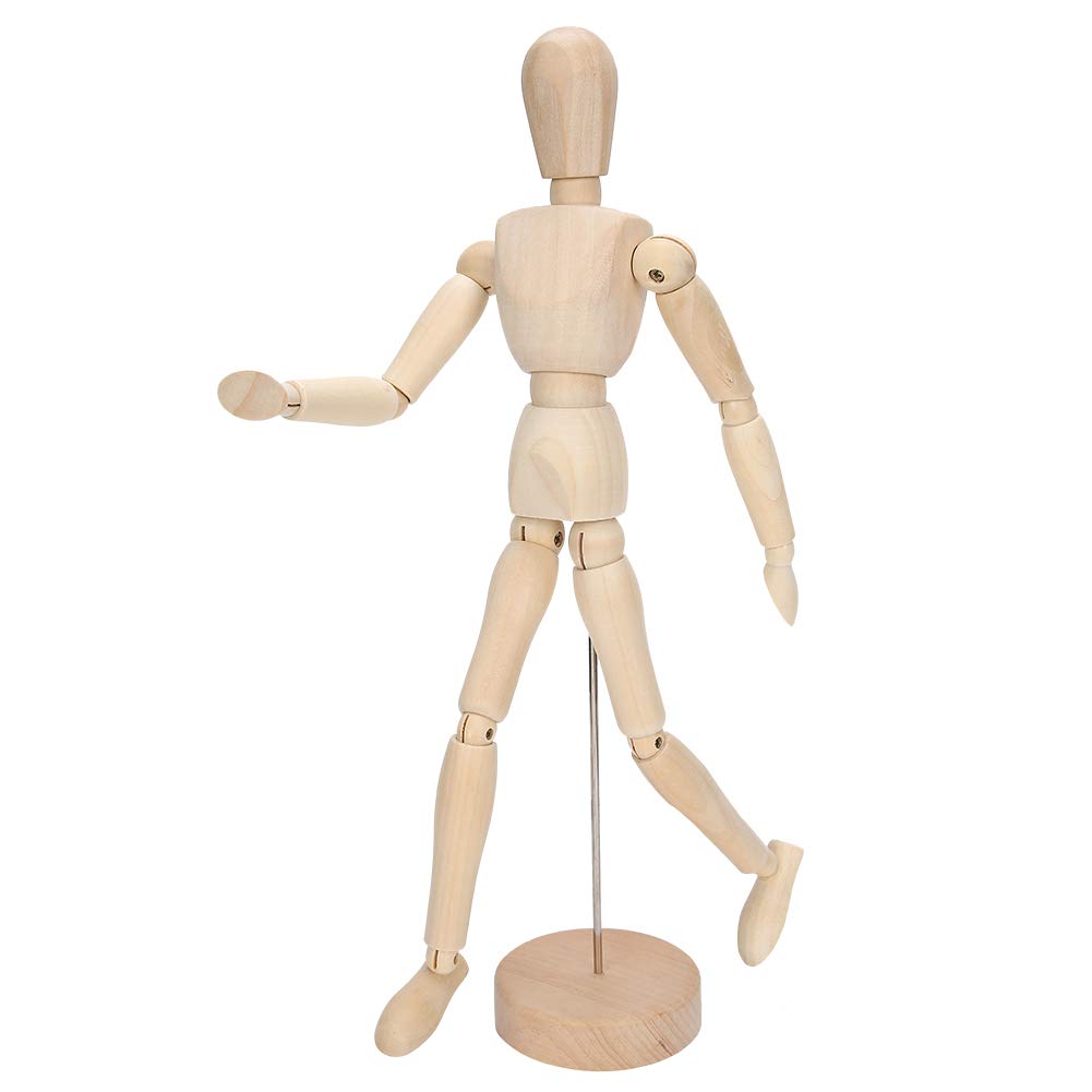 Wooden Artist Mannequin - Flexible Poseable Human Figure Model with Stand for Drawing, Sketching & Art | Perfect for Artists, Students & Home Decor