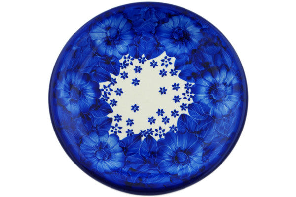 10-Piece Divine Cobalt Blue Dinner Plate Set - Elegant Ceramic Plates for Formal Dining, Everyday Meals & Special Occasions