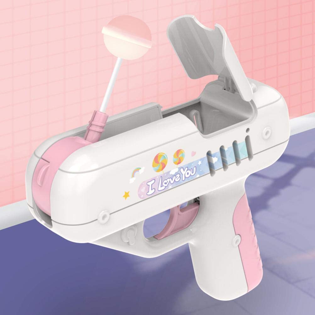 Fun Candy Shooting Gun Toy with Lollipop Storage - Sweet Novelty Gift for Kids Birthday Party Favors & Surprise Gifts for Boys and Girls | Perfect for Easter Baskets, Halloween Treats & Christmas Stocking Stuffers