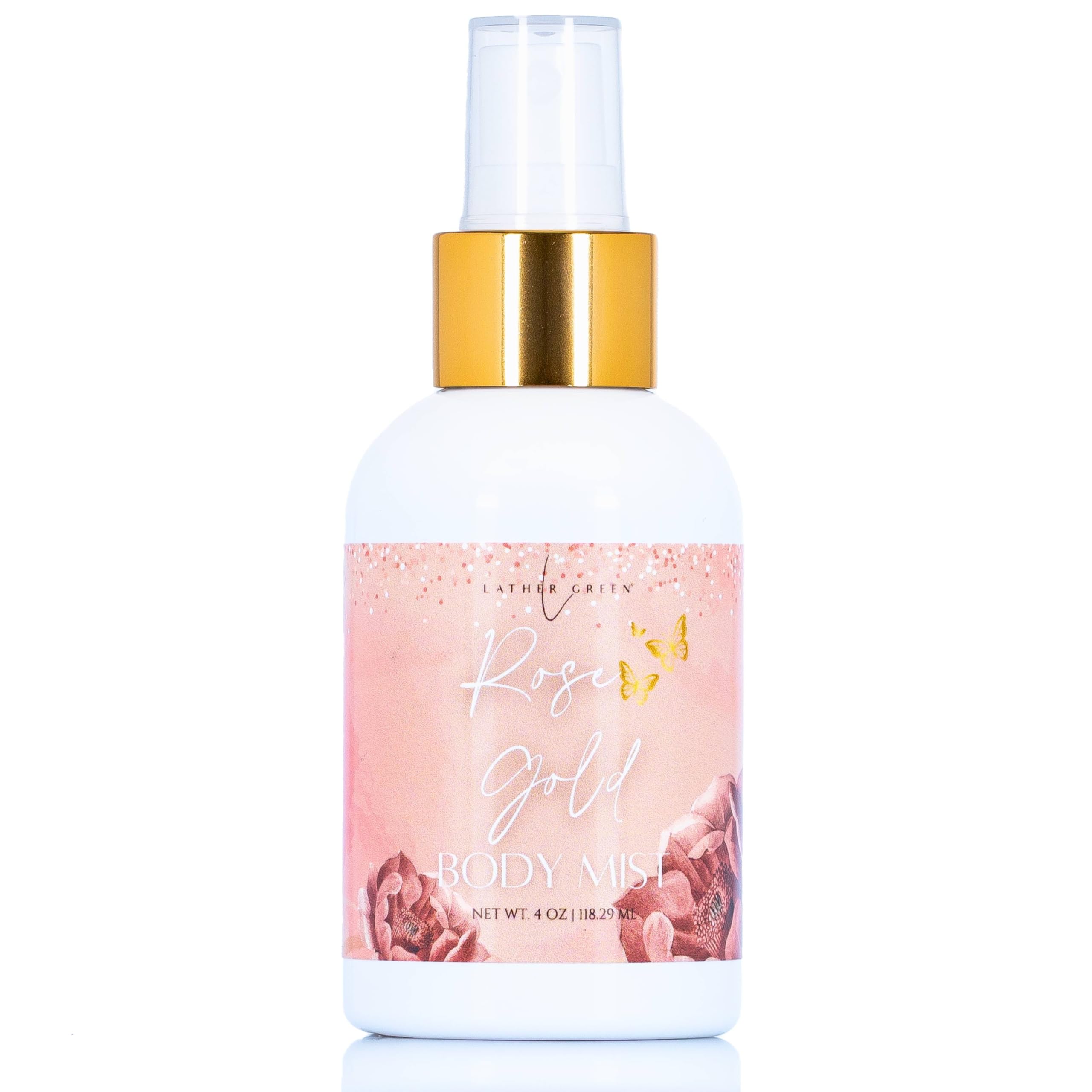 Rose Gold Body Mist for Women - 4 oz Floral Perfume Spray | Long-Lasting Fragrance for Daily Wear, Date Nights & Special Occasions