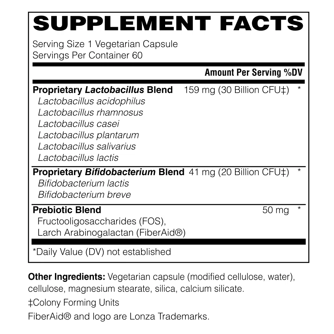 Blue Ridge Men's 50 Billion Probiotic Formula - Premium Digestive Health Supplement for Men - Supports Gut Health & Immune System - Daily Probiotics for Digestion & Bloating Relief - Ideal for Active Lifestyles & Travel