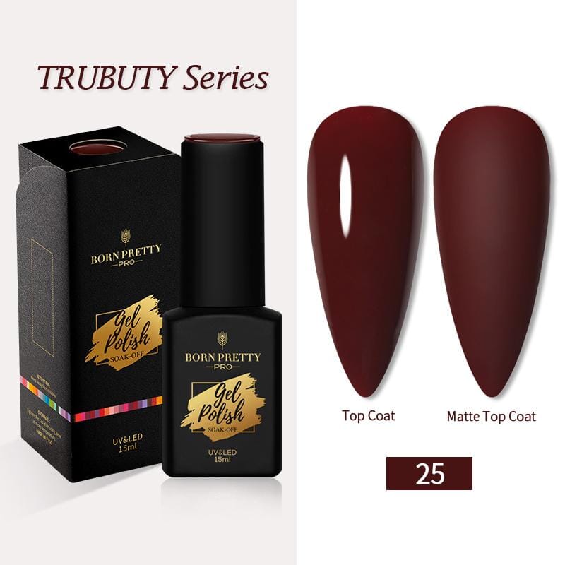 Trubuty Series Gel Polish 15ml - Long Lasting Nail Polish Kit for Salon & Home Manicure - Perfect for Nail Art, DIY Nails, and Professional Use