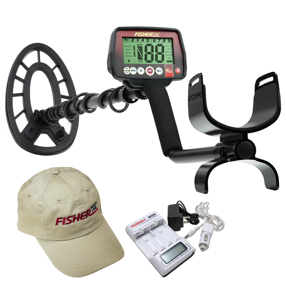 Fisher F44 Metal Detector with 11