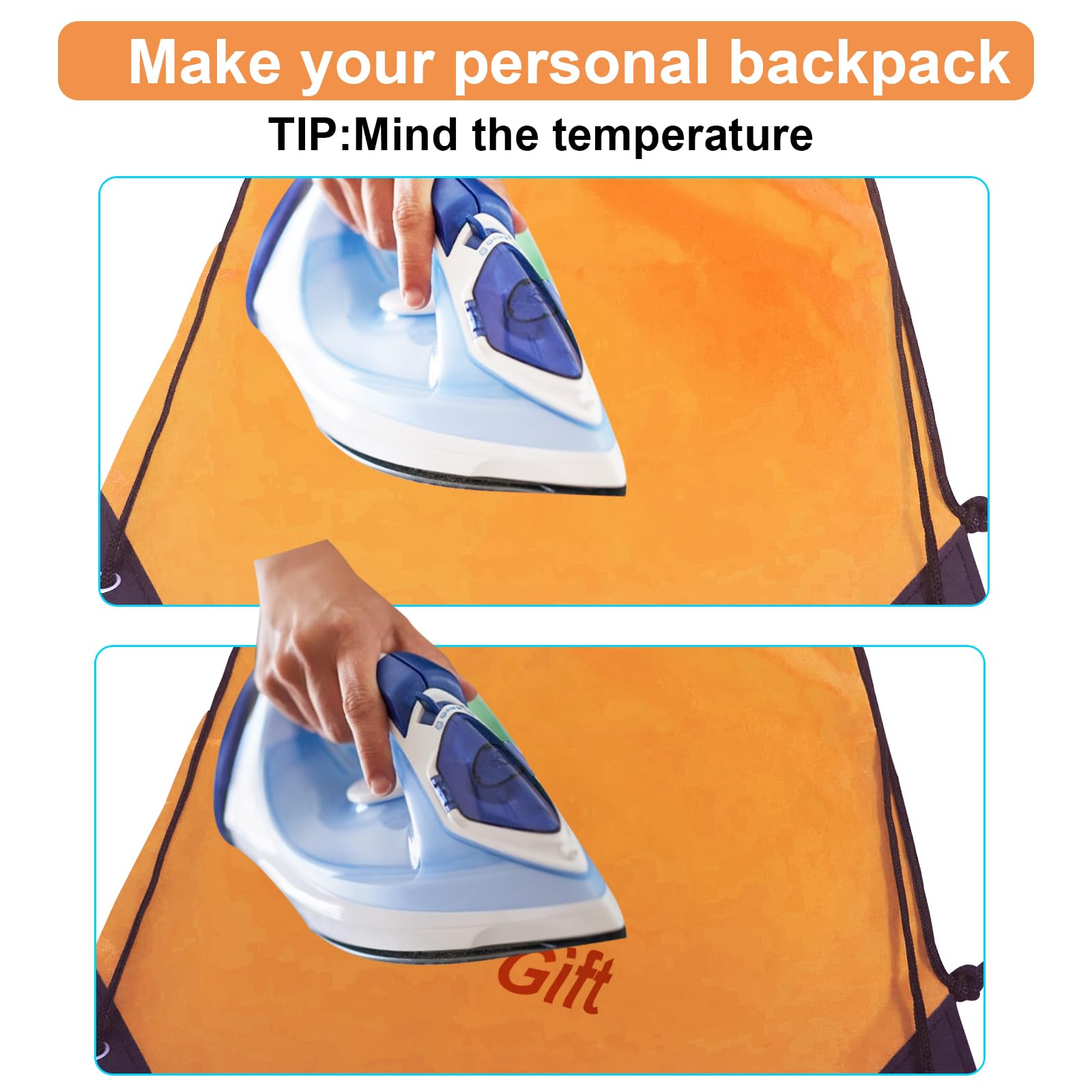 42 Pcs Bulk Drawstring Backpacks - Lightweight Gym Sackpack for Men & Women - Orange Cinch Bags for Sports, Travel & School Supplies Storage