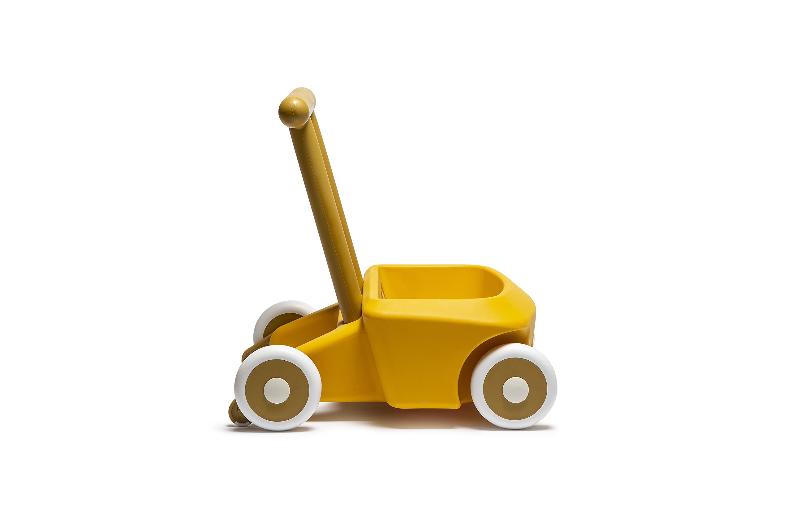 Italtrike Roberto Baby Walker for Toddlers - Yellow Push Toy for Learning to Walk | Perfect for Indoor & Outdoor Play, First Steps, and Early Childhood Development