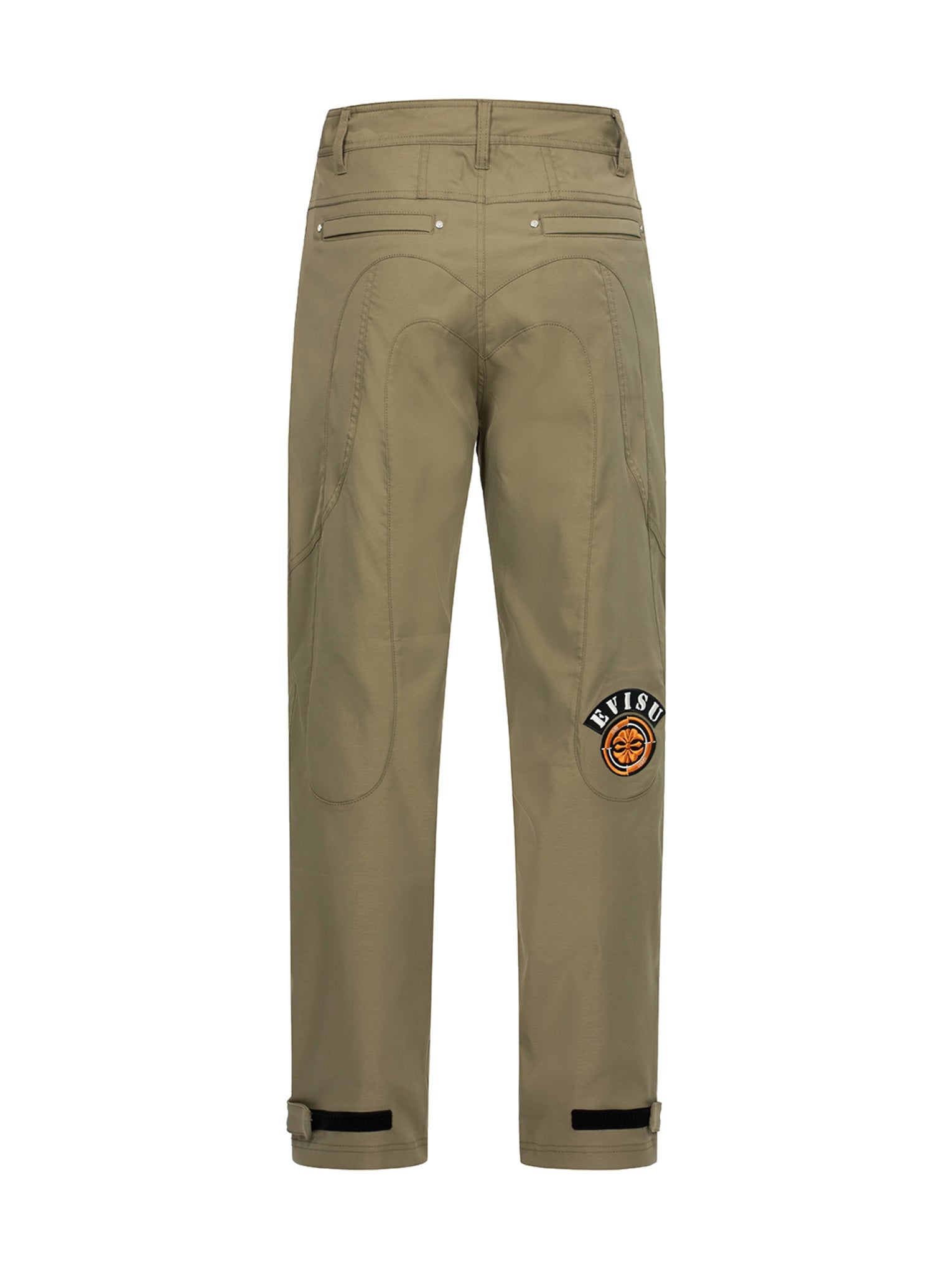 Daicock Insert & Kamon Appliqué Loose Fit Patchwork Pants for Men - Trendy Streetwear, Casual Comfort, and Japanese Style Fashion for Everyday Wear