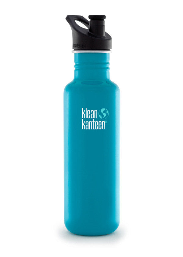 **Klean Kanteen Classic 27oz (800mL) Stainless Steel Water Bottle - Leakproof, BPA-Free, Eco-Friendly for Hiking, Gym & Everyday Use**