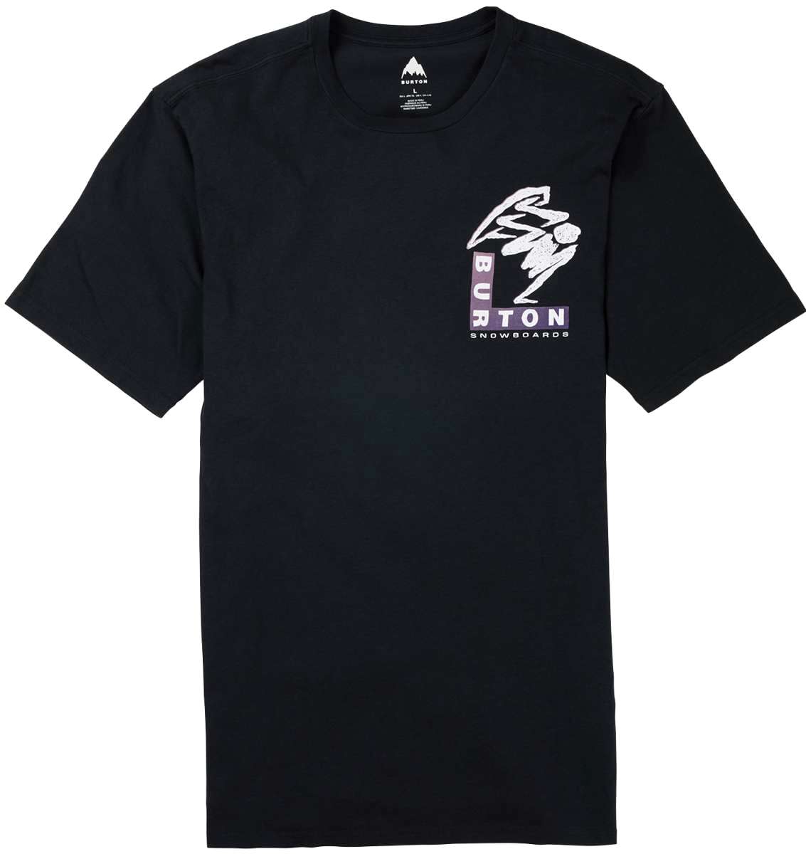 Burton Macatowa Short Sleeve T-Shirt 2023 | Men's Casual Graphic Tee for Outdoor & Streetwear | Perfect for Hiking, Travel, and Everyday Wear