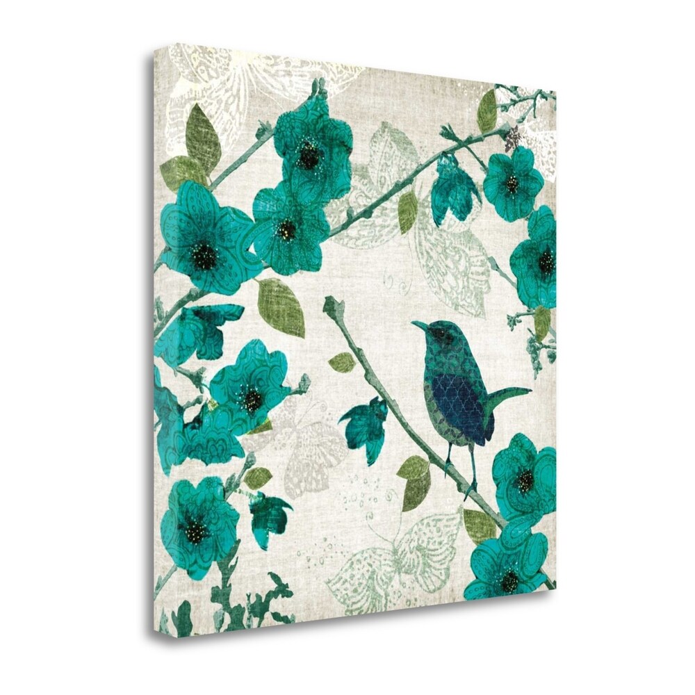 Birds and Butterflies Gallery Wrap Canvas Art Print by Tandi Venter - Nature Inspired Wall Decor for Living Room, Bedroom & Office