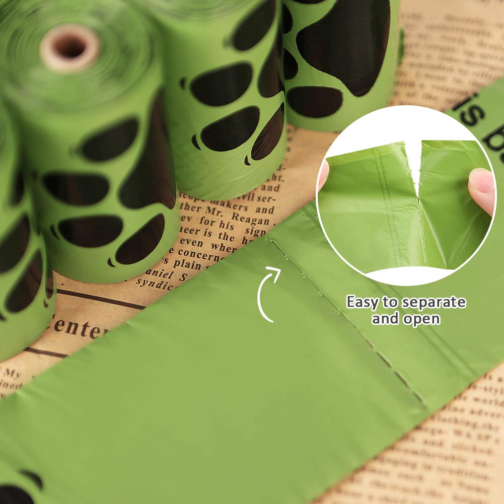 Eco-Friendly Dog Poop Bags - 225 Count Unscented Waste Bags, 15 Refill Rolls (9x13 Inch) for Small & Large Dogs | Durable, Leak-Proof PobbY Doggy Bags for Walking, Park Visits & Backyard Cleanup