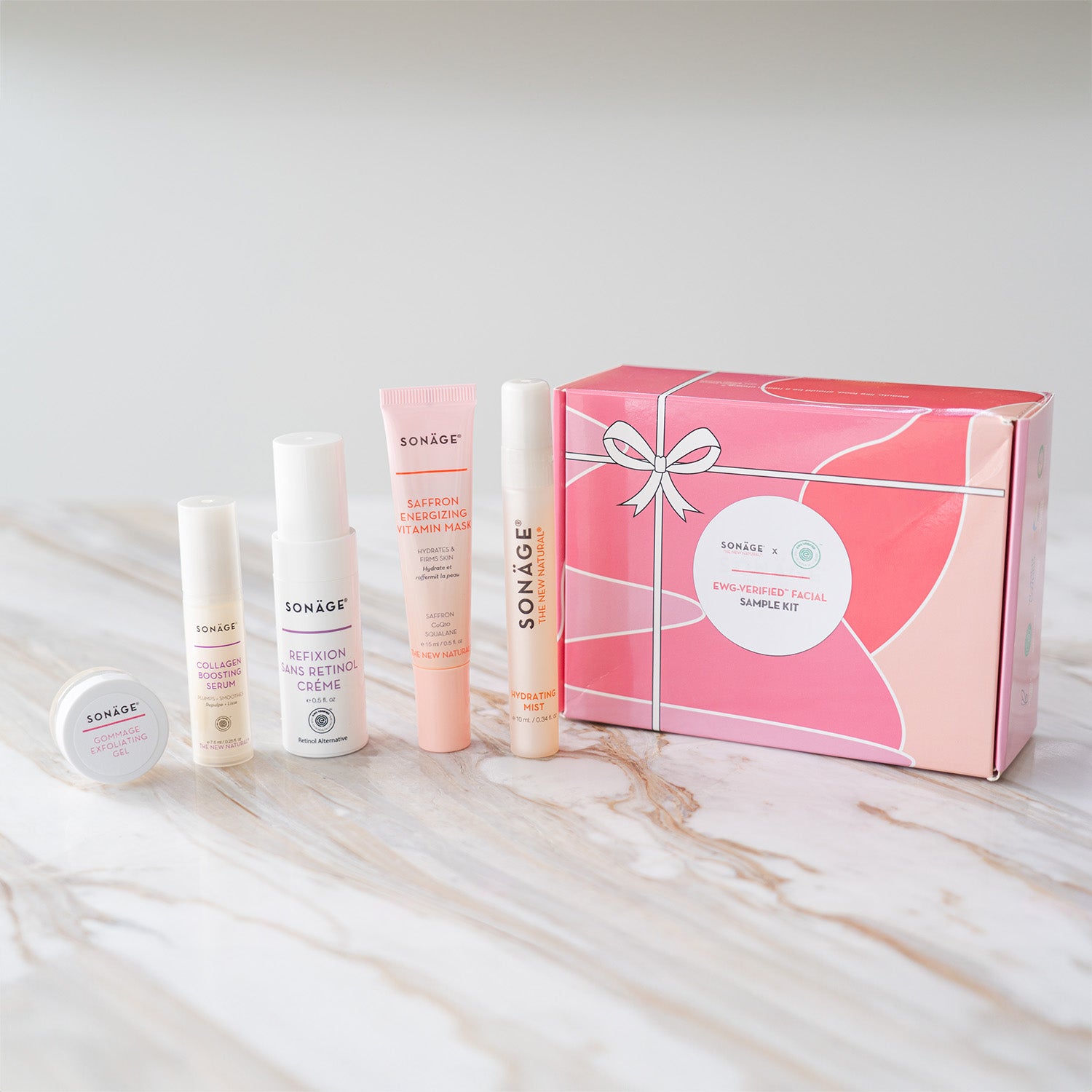 EWG Certified Mini Sample Kit - Safe & Non-Toxic Skincare & Beauty Products for Sensitive Skin | Perfect for Travel, Gifts & Trying New Products