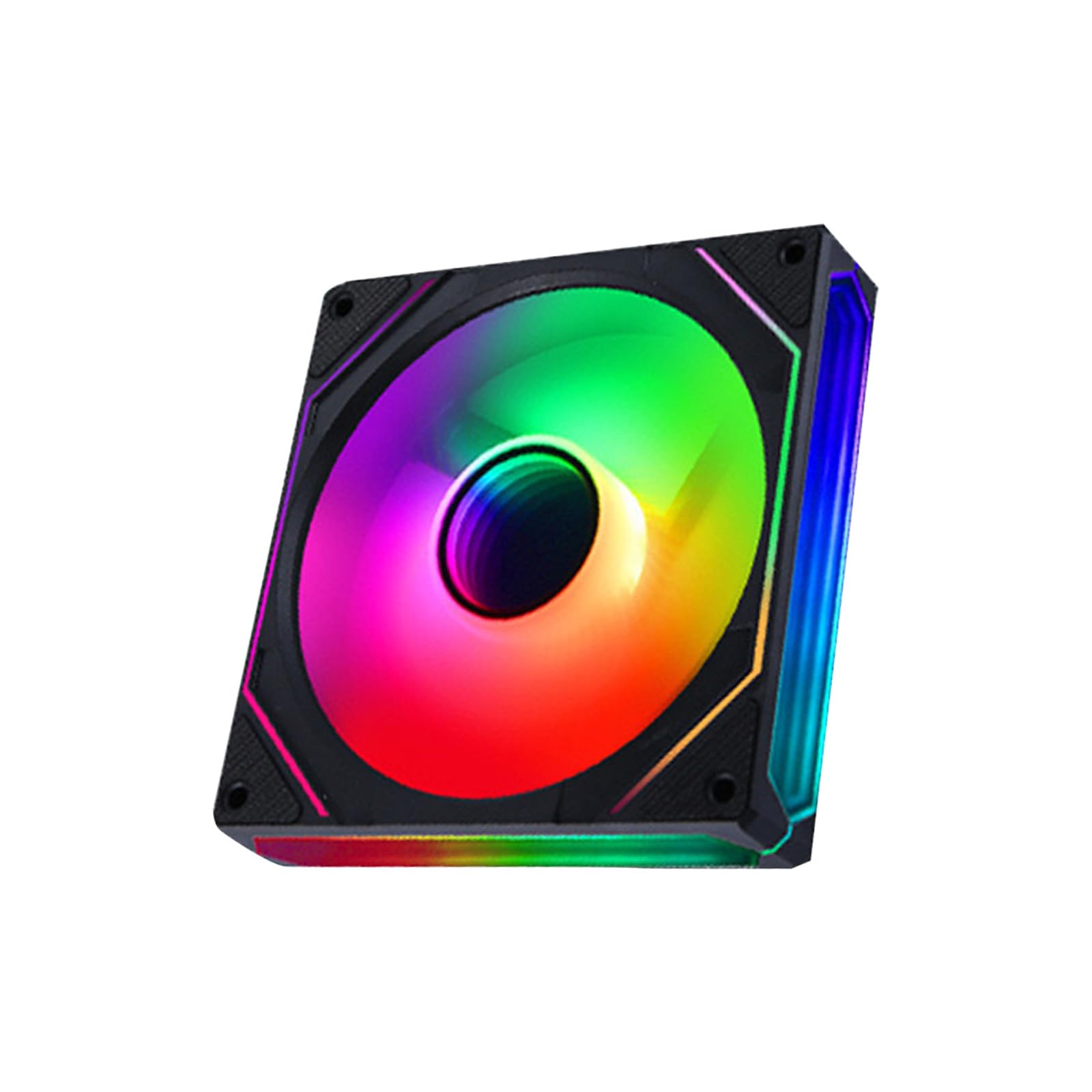 120mm ARGB PC Case Fan - 5V 3Pin Addressable RGB Cooling Fan with PWM Control for Desktop Computer, Gaming PC & Workstation - Perfect for Case Cooling, CPU Heatsink & RGB Lighting Setup