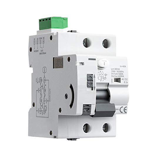 JINSHGUO 2P 4P 40A 63A 30mA 100mA 300mA RCD Auto Reclosing Circuit Breaker with Remote Control – 6KA, AC220V – Ideal for Home, Industrial & Commercial Electrical Safety Protection