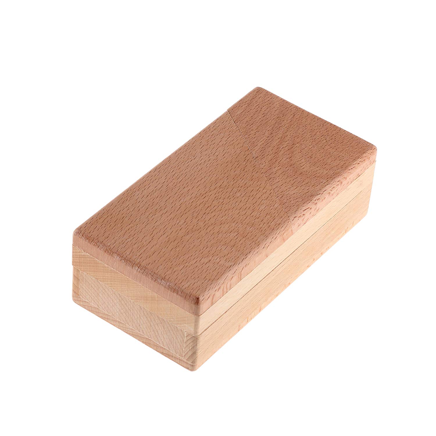 AHYUAN Handmade 3D Wooden Puzzle Box - Brain Teaser Magic Cube with Secret Opening Mechanism | IQ Challenge Gift for Adults & Teens | Perfect for Birthday Gifts, Office Stress Relief & Family Game Night (Natural Wood Finish)