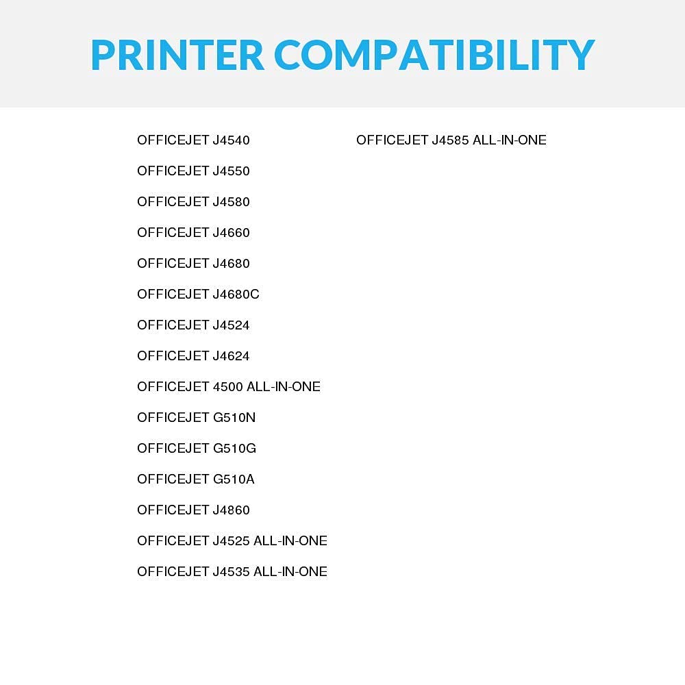 High-Quality Remanufactured Ink Cartridge Replacement for HP 901 (CC656AN) - Compatible with HP OfficeJet J4540 Printer | Reliable Color Printing for Home & Office Use