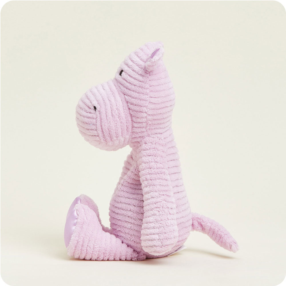 My First Warmies Plush Hippo - Microwaveable Heating Stuffed Animal for Kids & Adults - Perfect for Stress Relief, Anxiety, and Bedtime Comfort
