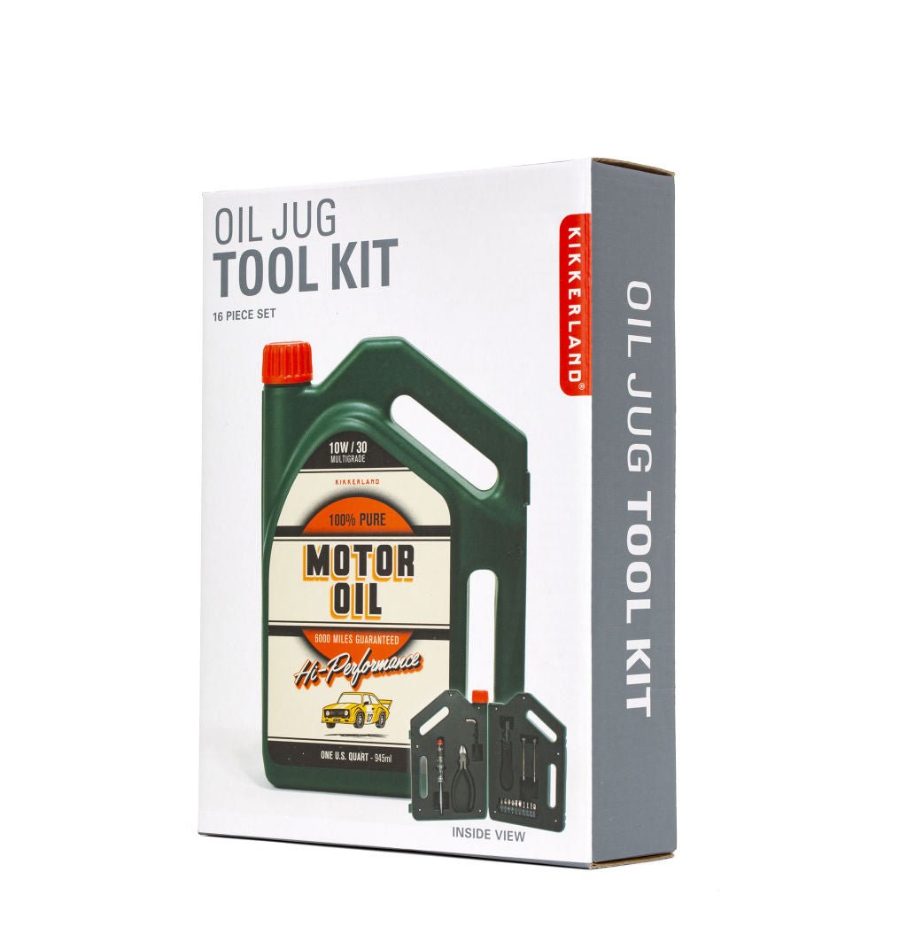 Kikkerland Premium Oil Jug Tool Kit - Essential for Kitchen, Cooking & Baking - Perfect for Olive Oil, Vinegar & Liquid Dispensing