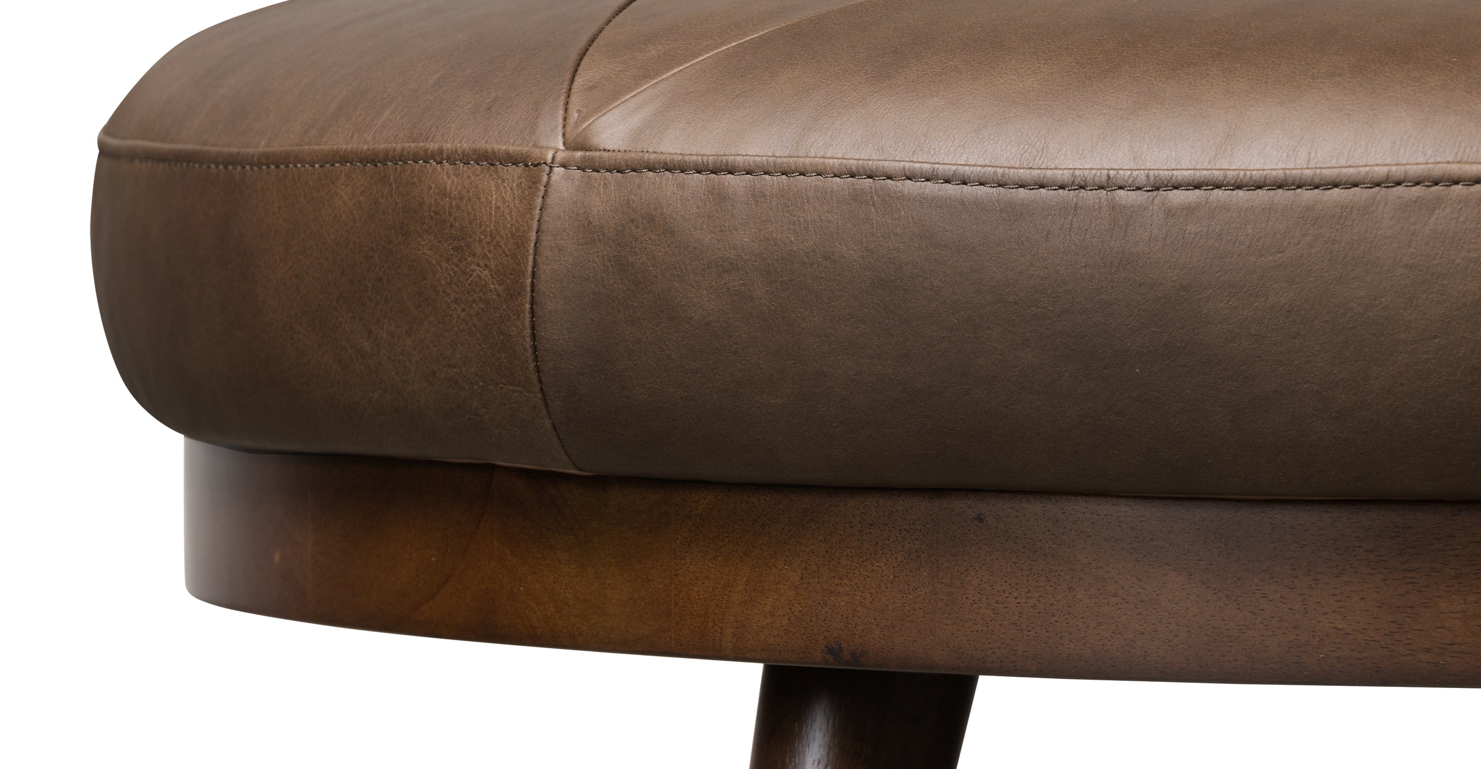Premium Gio Leather Ottoman - Soft & Durable Footrest, Storage Bench, Living Room Decor - Perfect for Home, Office & Lounge Relaxation