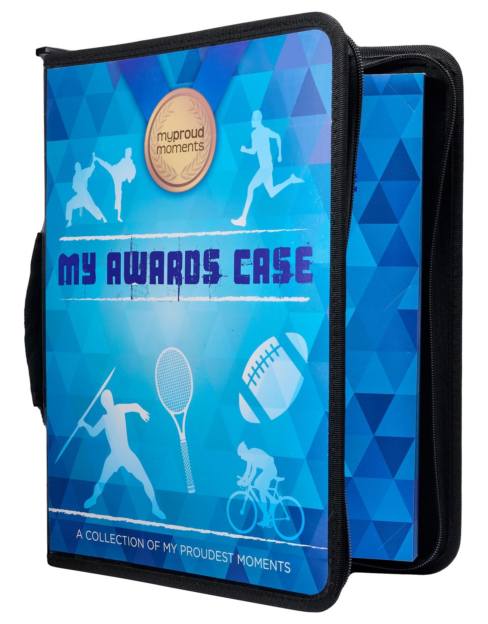 Premium Multi-Sport Medal, Badge & Certificate Display Case - Perfect for Awards, Trophies and Achievements in Athletics, Competitions & School Events