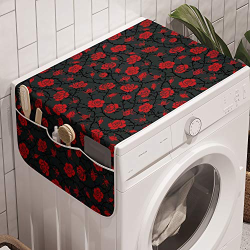 Charcoal Grey Black Red