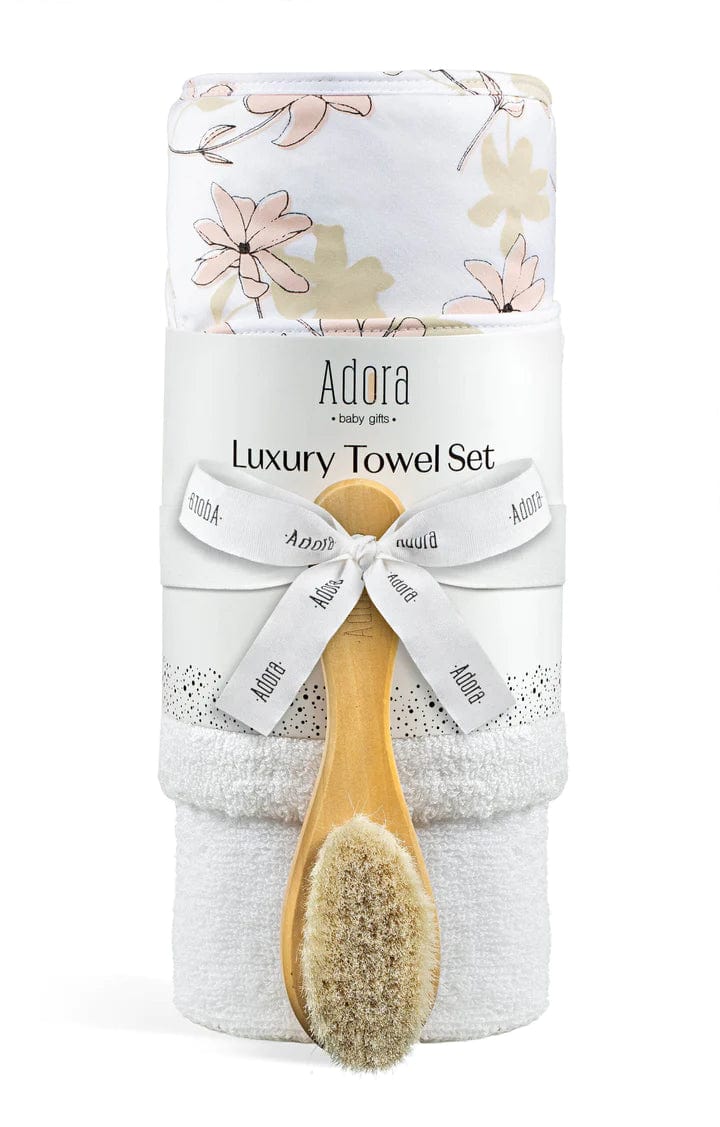 Adora Luxury 6-Piece Bath Towel Set - Super Soft & Absorbent Cotton Towels for Spa, Bathroom & Pool - Perfect for Home, Hotel & Gym Use