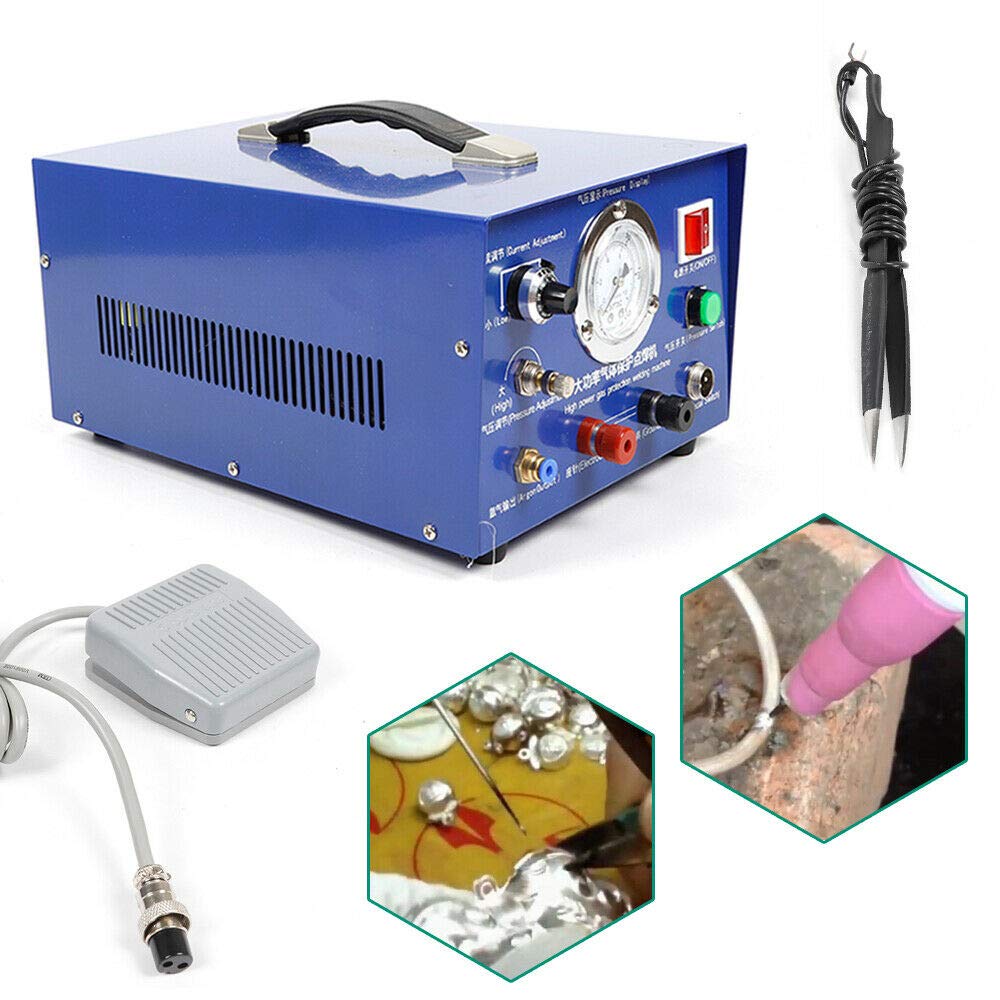 TFCFL Jewelry Spot Welder Machine - 800W Electric Spark Welding Tool with Foot Pedal for Gold & Silver Jewelry Making - 110V, 0.5-80A Adjustable (Small Size) - Perfect for Jewelry Repair, Crafting & Small Metal Work