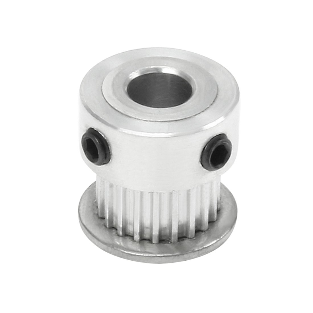 20 Teeth Aluminum MXL Timing Belt Idler Pulley 6.35mm Bore Flange Synchronous Wheel for 3D Printer CNC Machine - Perfect for Precision Motion Control & Power Transmission in Robotics, Automation, and DIY Projects