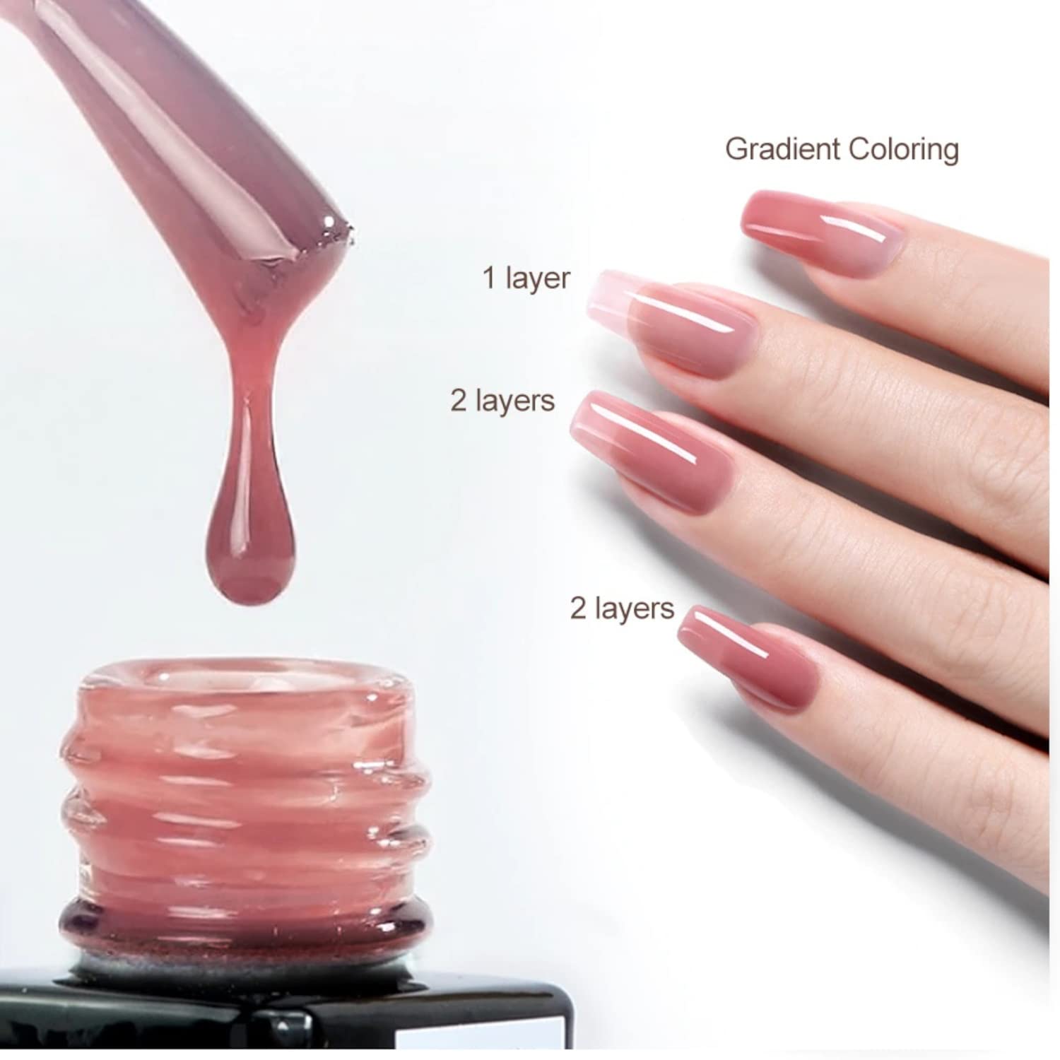 VENALISA UV Gel Nail Polish 15ml - Soak Off Salon Nail Art for Home DIY & Manicure (JD10)