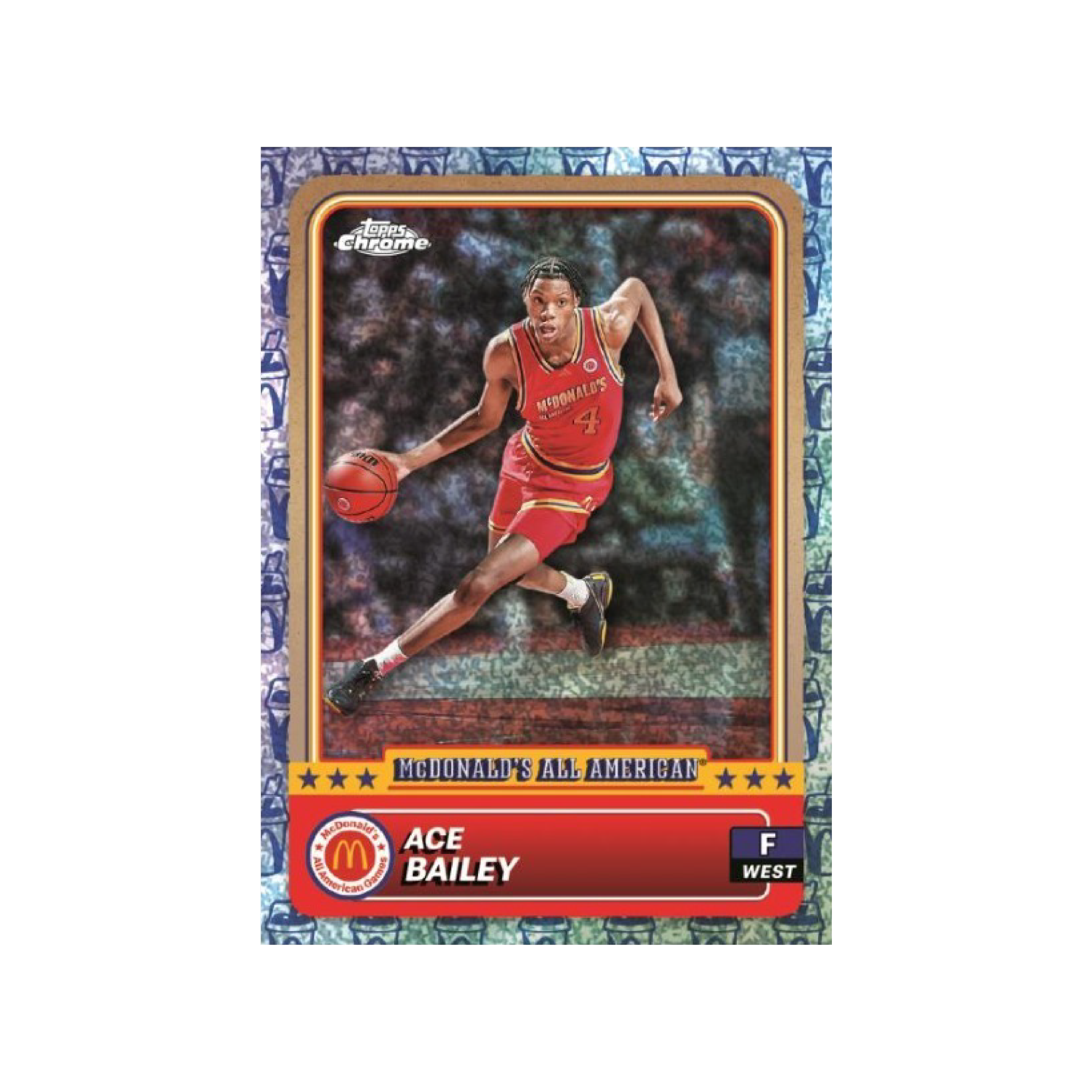2024 Topps Chrome McDonald's All American Basketball Hobby Box - Collectible Trading Cards for NBA Fans & Sports Memorabilia Enthusiasts