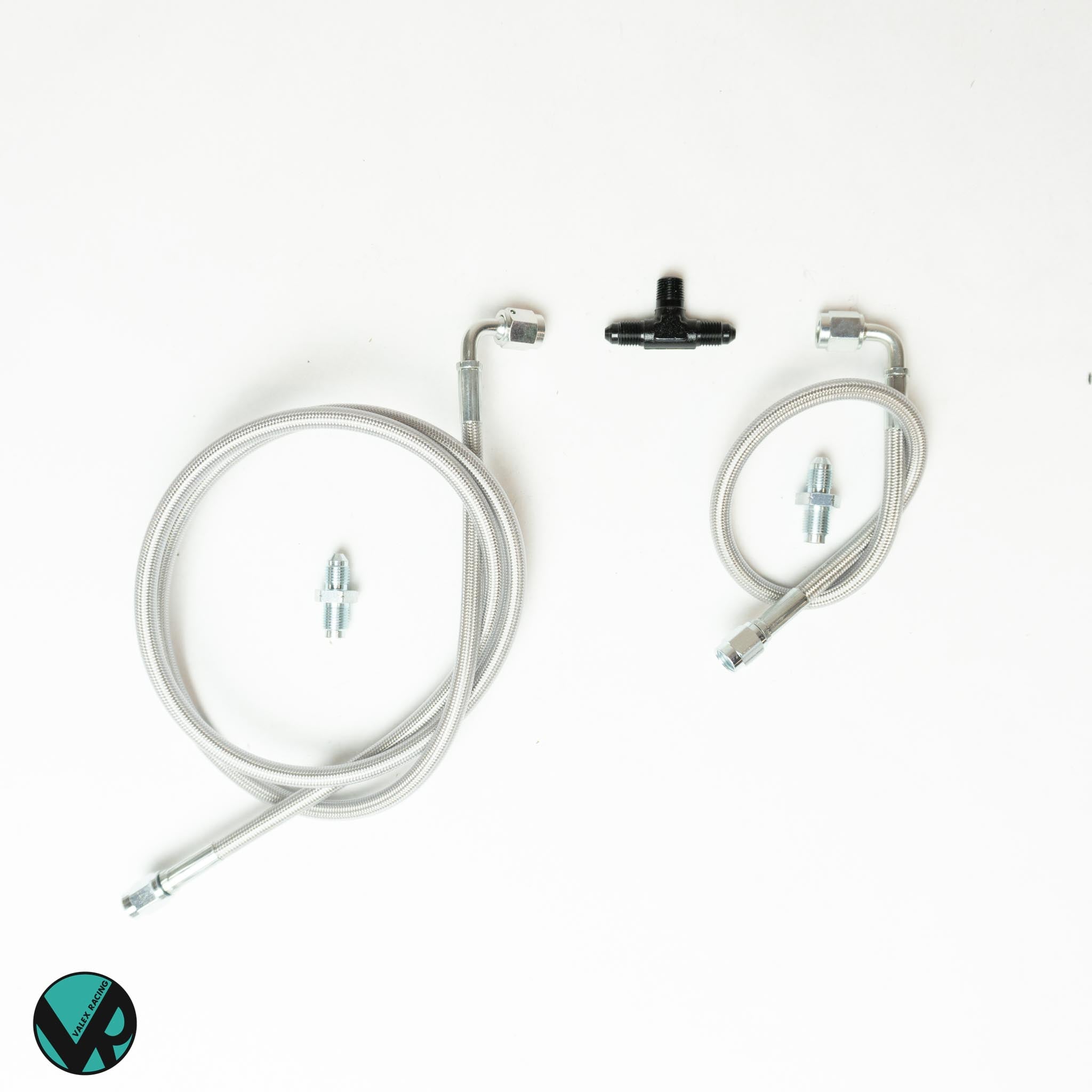 High-Performance Drag Race Front Brake Line Kit for Honda Civic EG/EK/DC2 - Stainless Steel Braided Hoses with Staging Brake - Perfect for Track Racing & Street Performance Upgrades