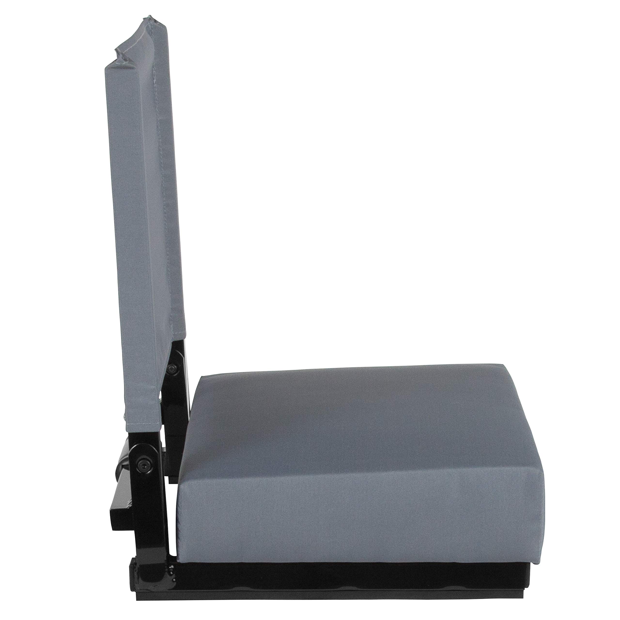 Ultra-Comfortable Lightweight Stadium Chair with Padded Seat - Supports 500 lbs - Perfect for Sports Games, Concerts & Outdoor Events