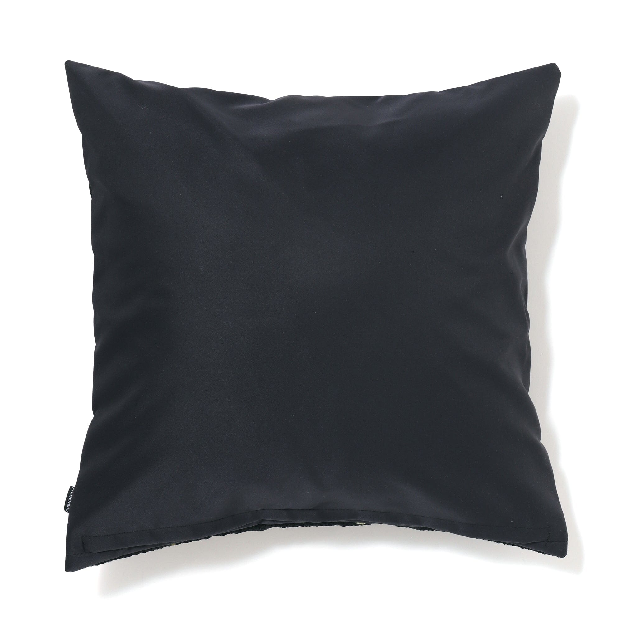 Jq Flower Cushion Cover 18x18 Inches Black - Soft Decorative Pillow Case for Sofa, Bed, Chair - Home Decor Accent for Living Room, Bedroom