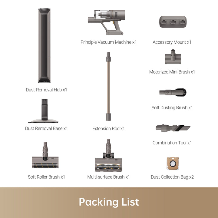 Dreame Z10 Station Cordless Stick Vacuum Cleaner with Self-Emptying Dock - Powerful 150AW Suction, 60-Day Dust Capacity, Ideal for Pet Hair, Hard Floors & Carpets | Perfect for Home Cleaning & Pet Owners