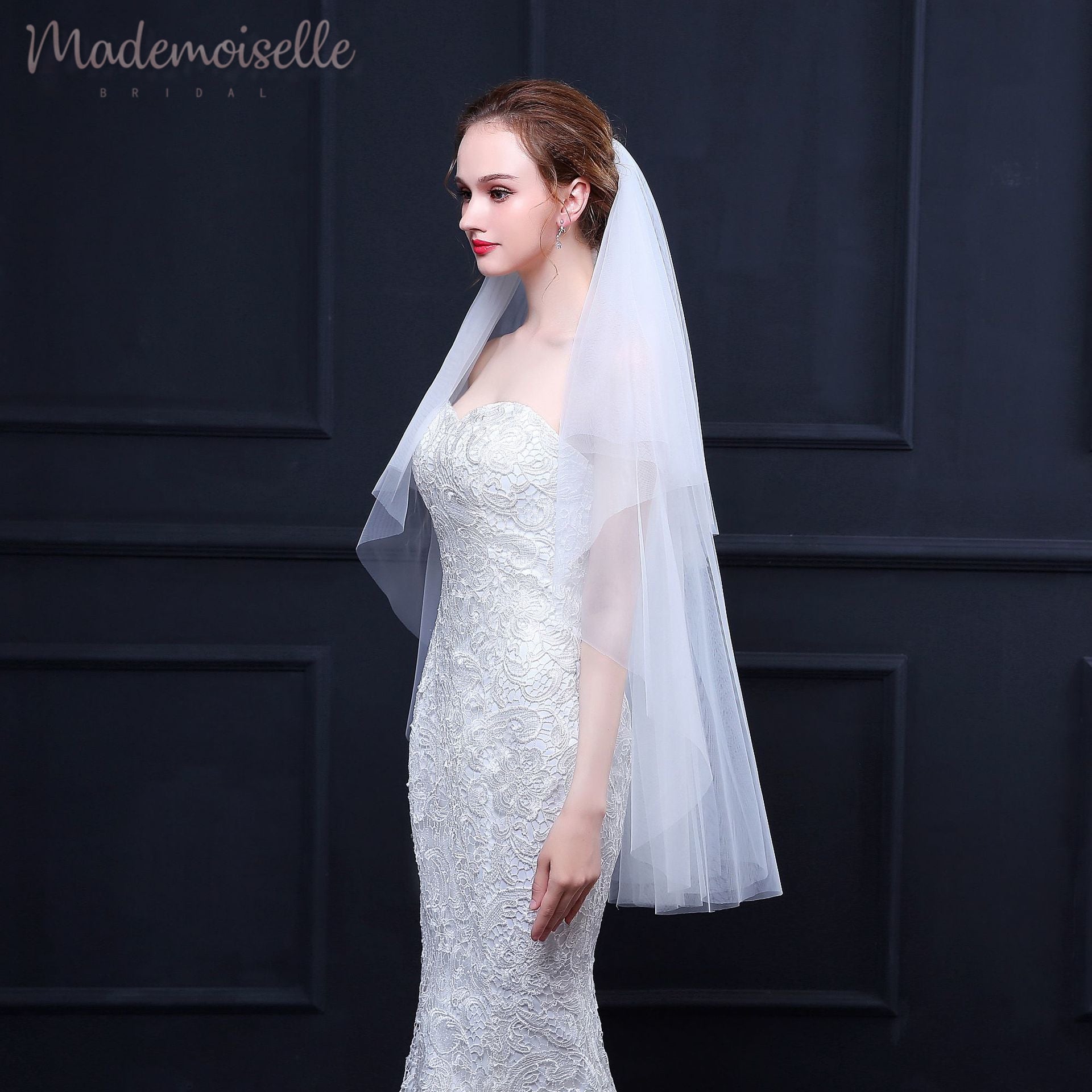 Drema Veil - Elegant and Lightweight Bridal Veil for Weddings, Perfect for Brides, Photoshoots & Special Occasions